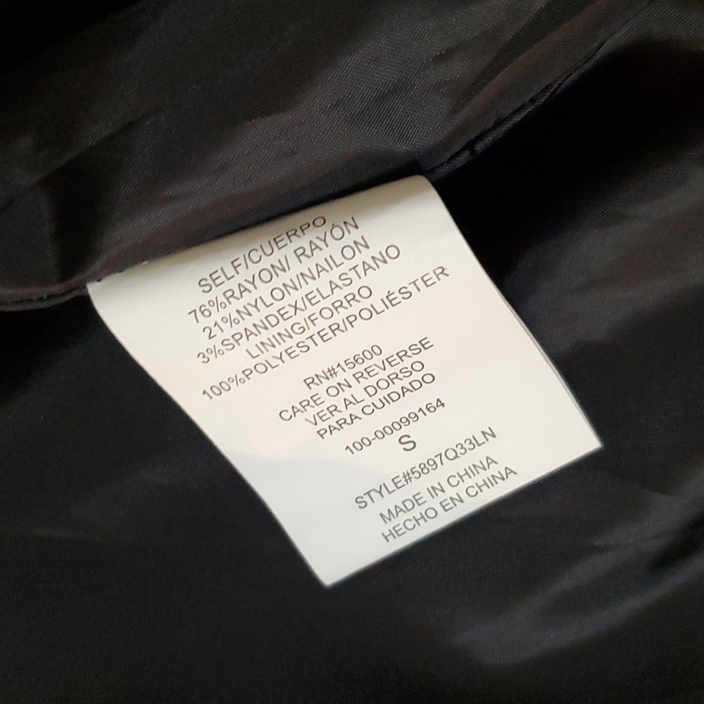 Leighton Open Blazer Rouched 3/4 sleves Size S - Picture 6 of 7